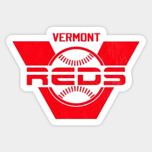 Defunct Vermont Reds Baseball 1984 Sticker